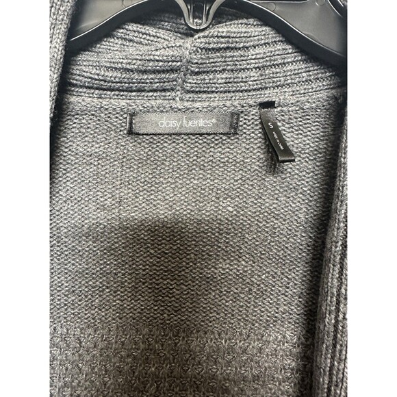 Daisy Fuentes Cardigan Women’s Small Open Front Sweater with Pockets Long Sleeve - Picture 8 of 10